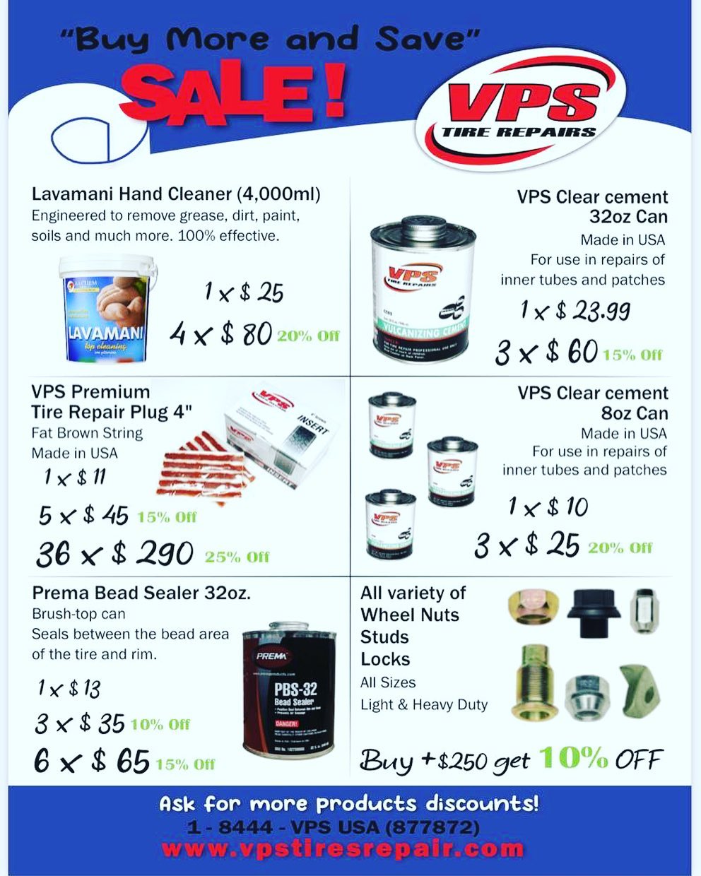 VPS Tires Repair Home