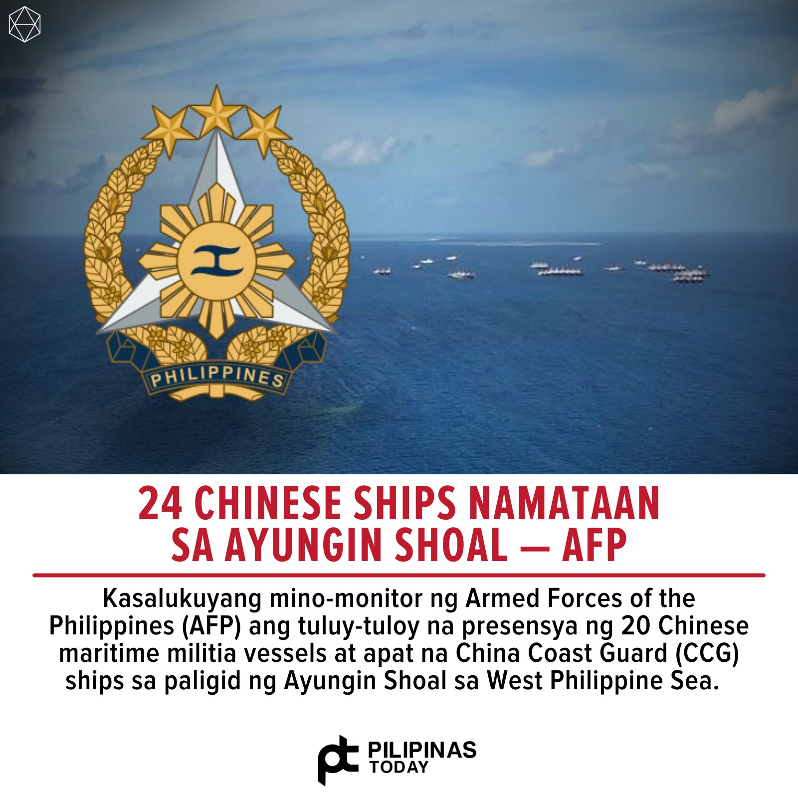 Pilipinas - Base sa maritime domain awareness (MDA) monitoring ...