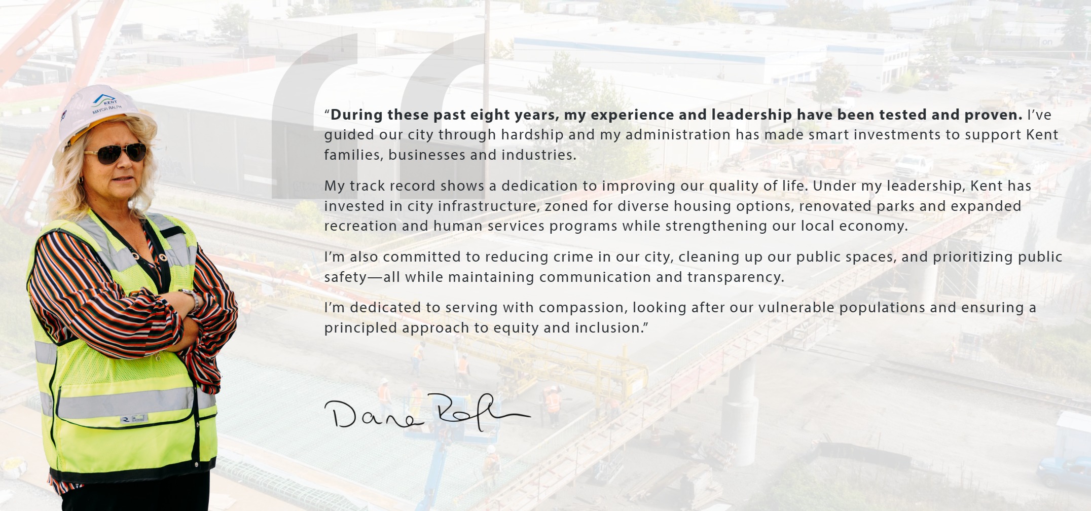 Retain Mayor Dana Ralph