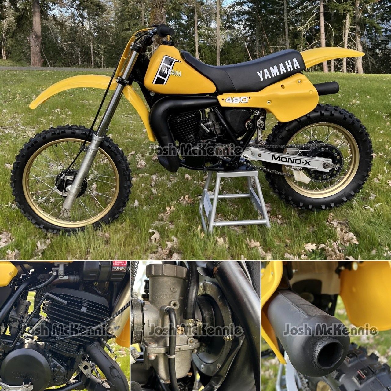 The 1982 Yamaha YZ490 (YZ490J) is an iconic open-class, big-bore