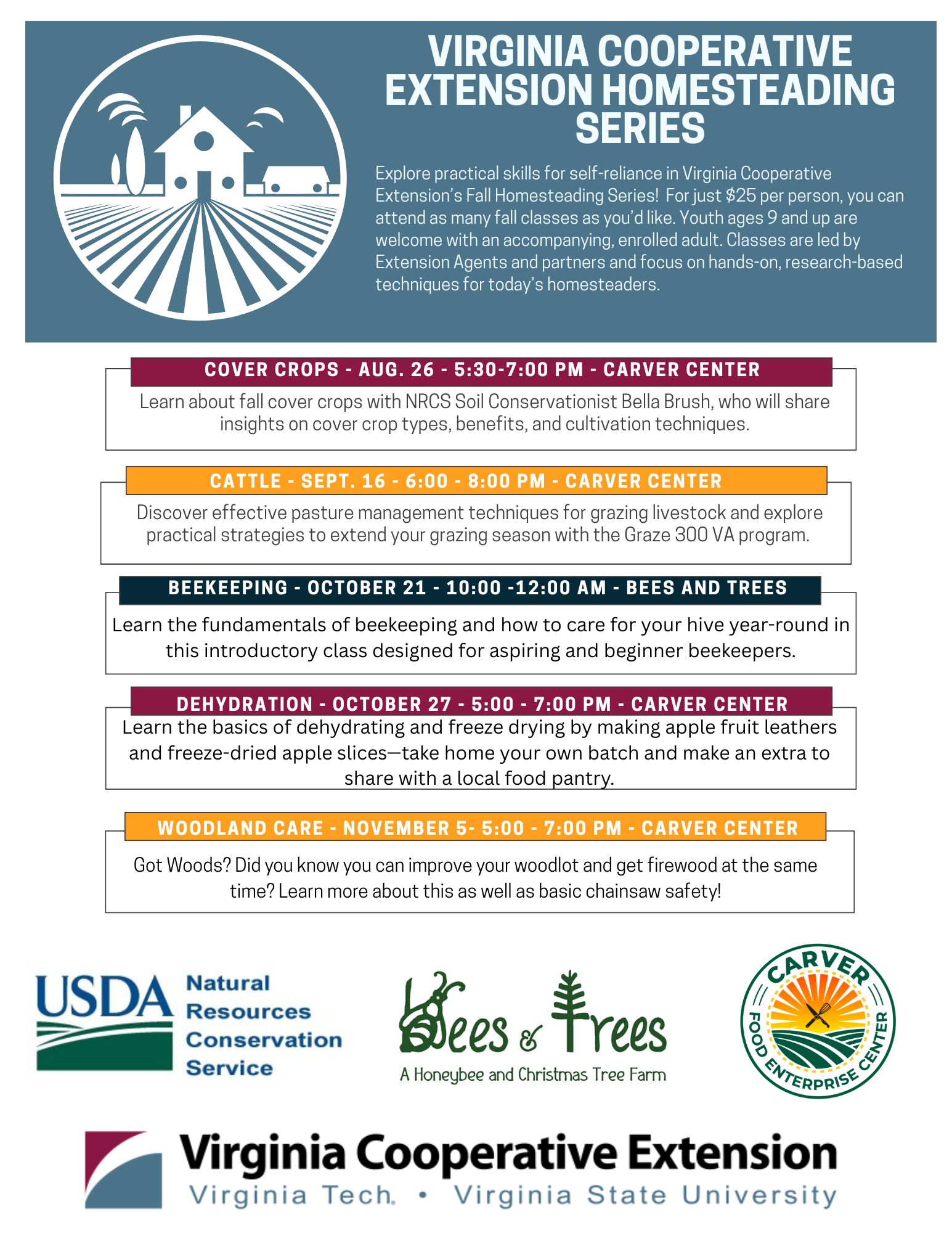 Virginia - Join Virginia Cooperative Extension’s Fall Homesteading ...