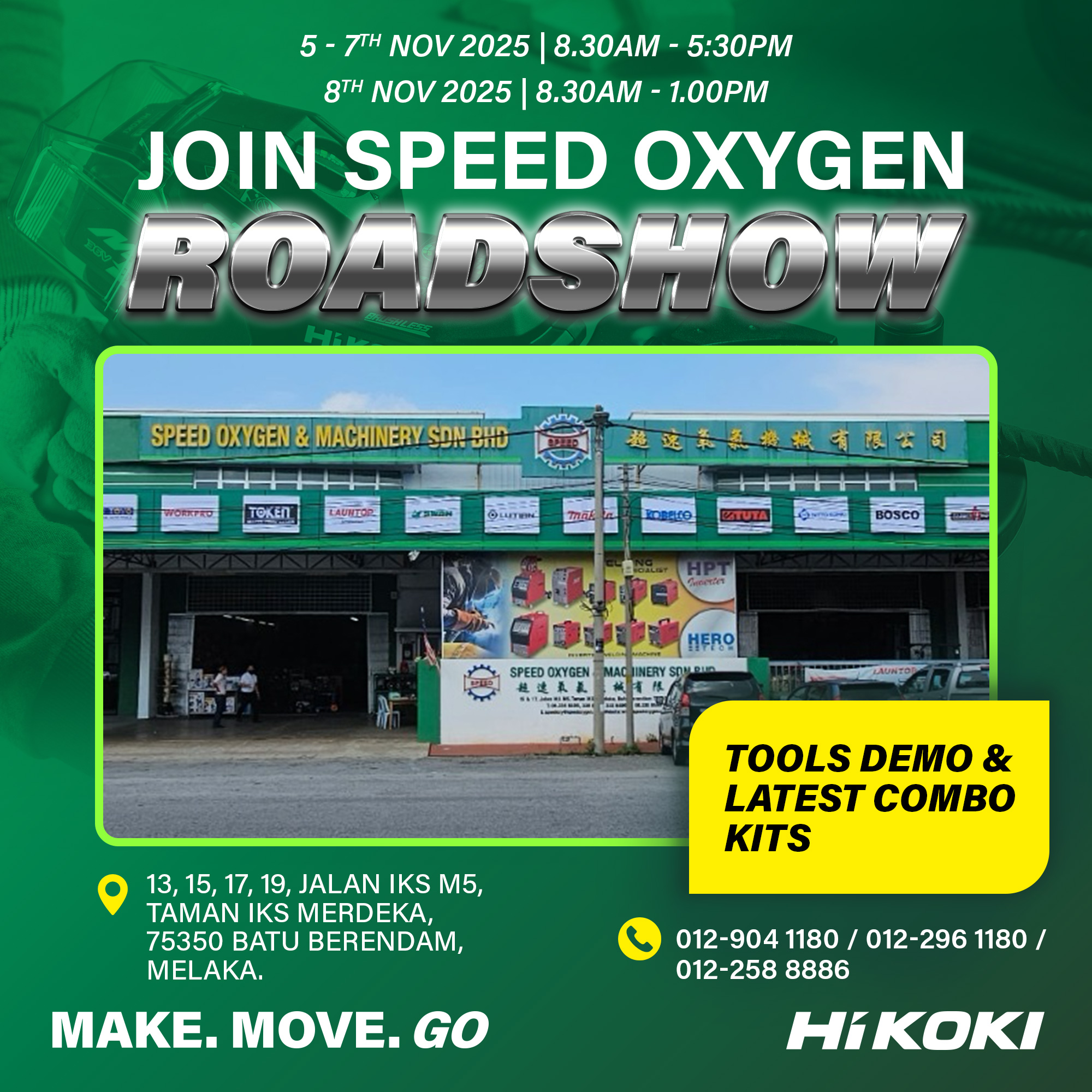 🎉 HiKOKI Roadshow @ Speed... - Hikoki Power Tools Malaysia | Facebook