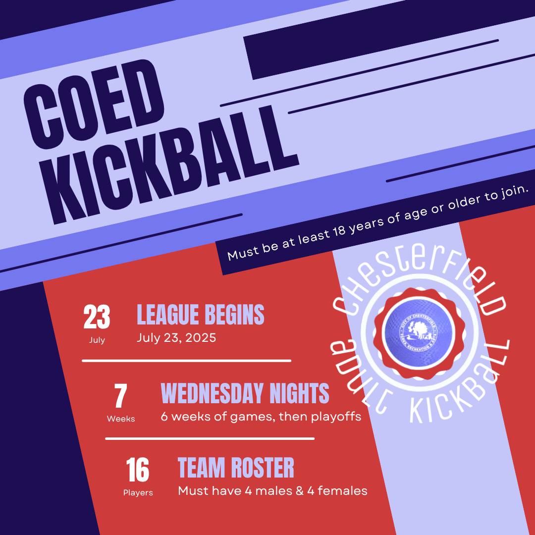 Chesterfield - Ready to kick it with friends? Our COED Adult Kickball ...