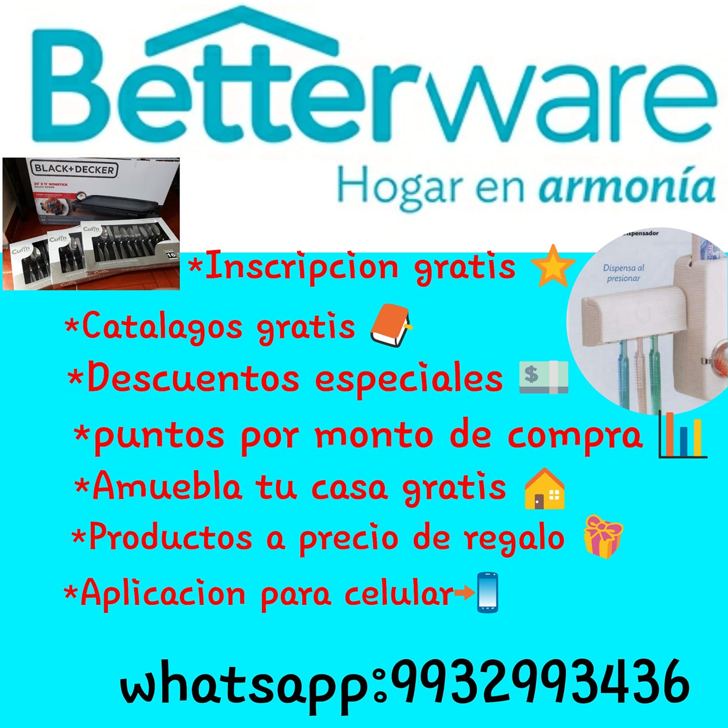 Emprendedores - *Solo con Betterware* Asi como este kit puedes llevarte ...