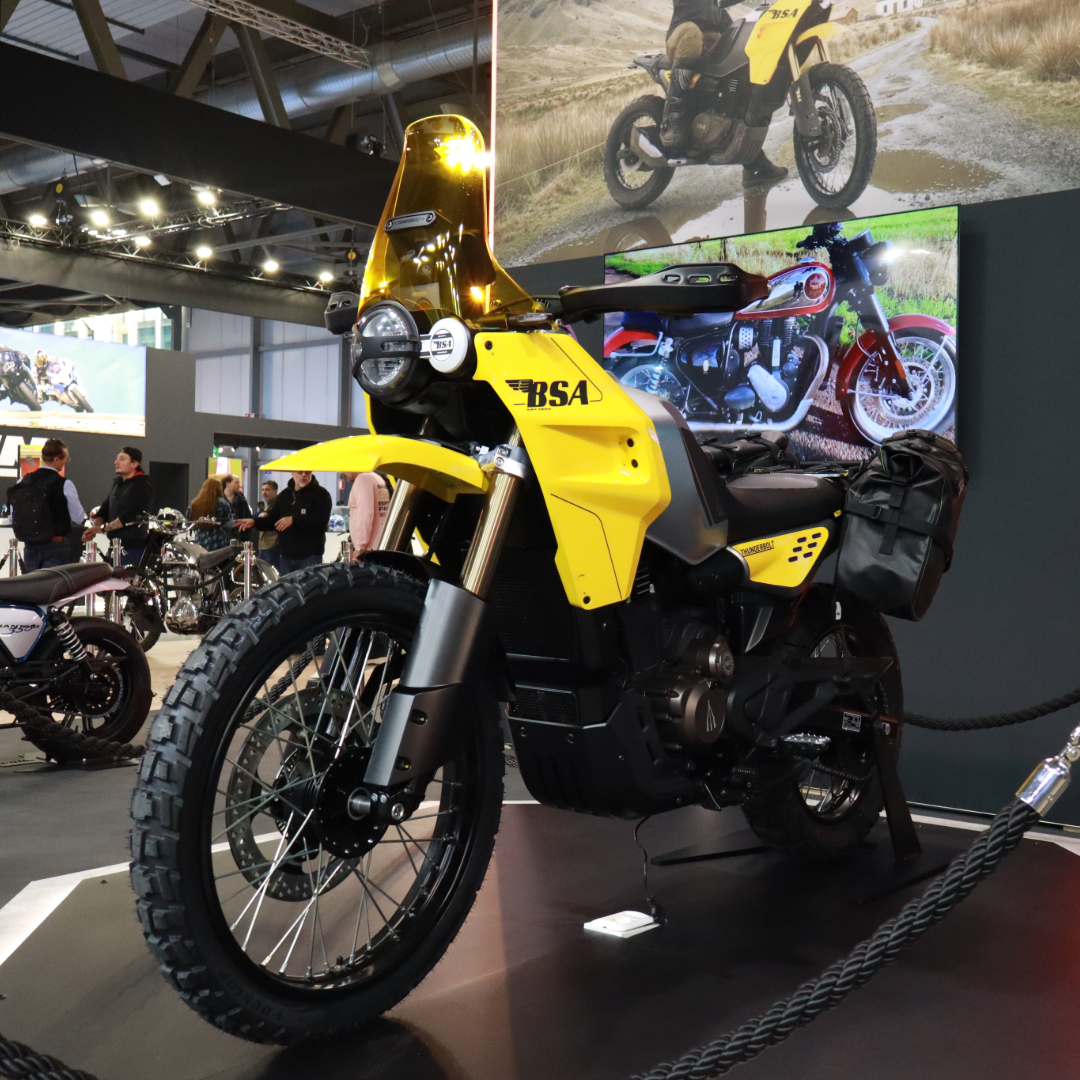 BSA - BSA has unveiled its first ever adventure bike at EICMA, the new ...
