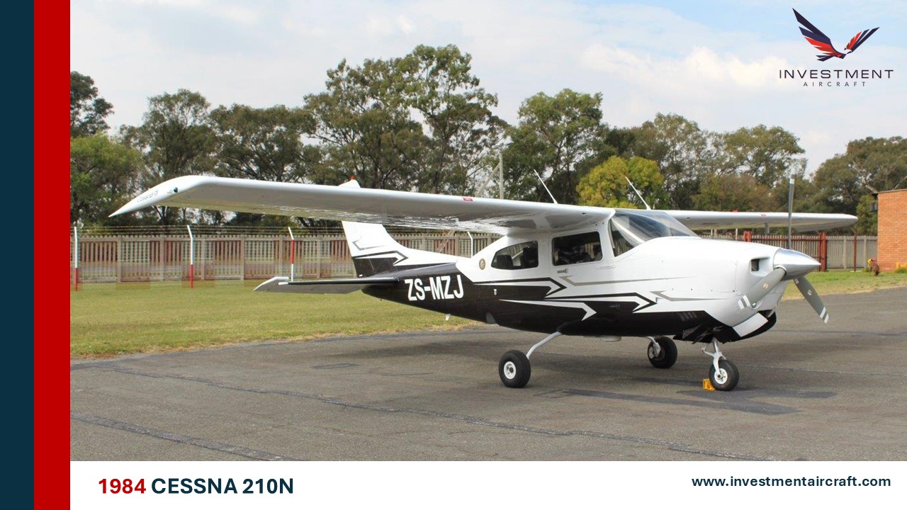Investment - 1984 Cessna 210N Aircraft Highlights: - Low Airframe Time ...