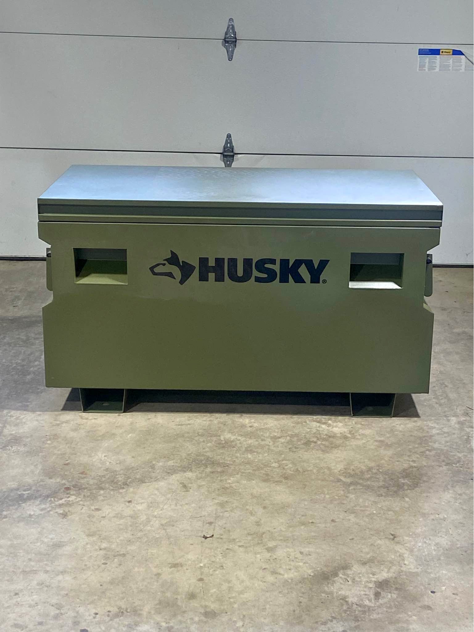 ( NEW ) 48 inch Husky Army Green Job Box LIMITED ADDITION color - Tool ...
