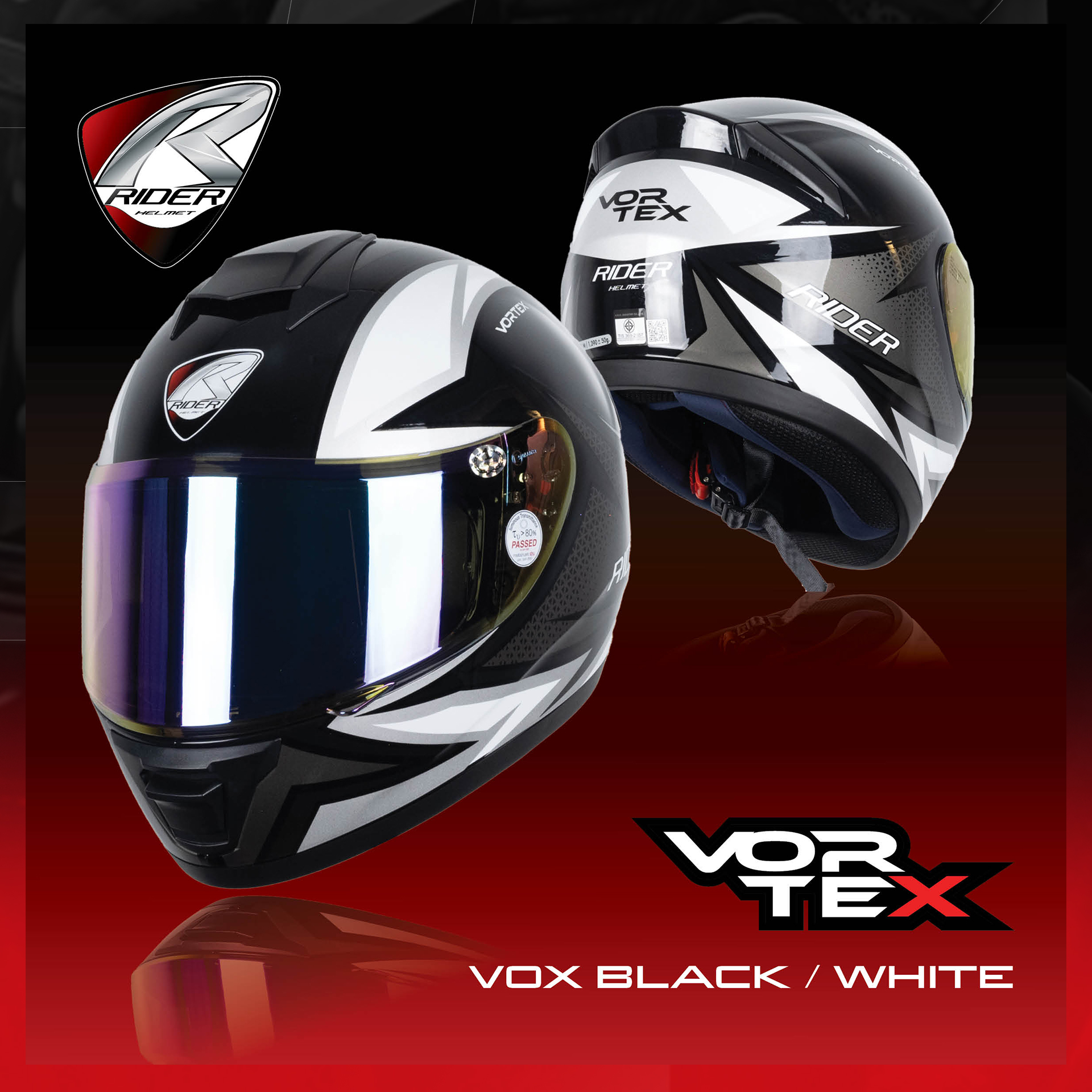 RIDER Helmets FB Page - ถามหาความเท่ ต้อง Vortex แล้วครับ 😎 Rider รุ่น ...