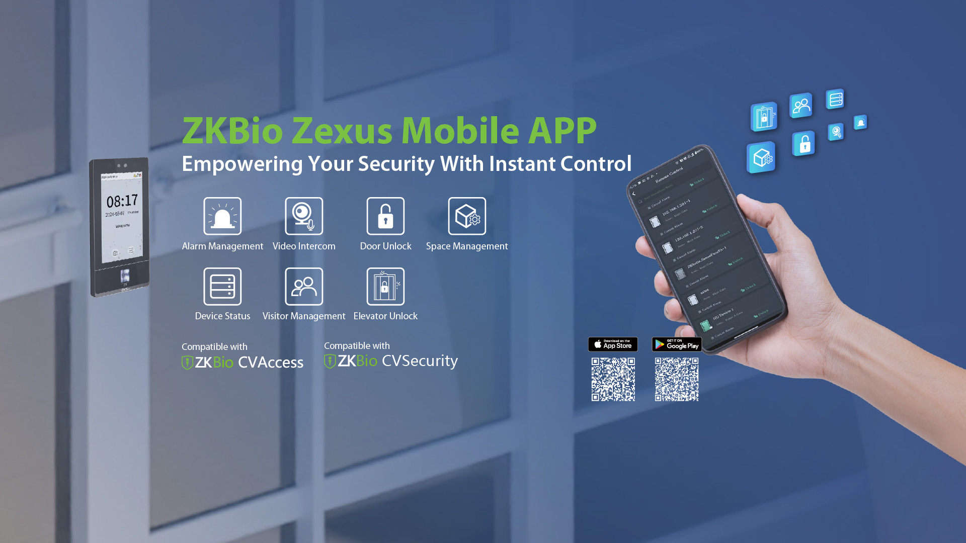 ZKTeco - [ZKBio Zexus Mobile APP - Bridging you with ZKBio CVSecurity ...