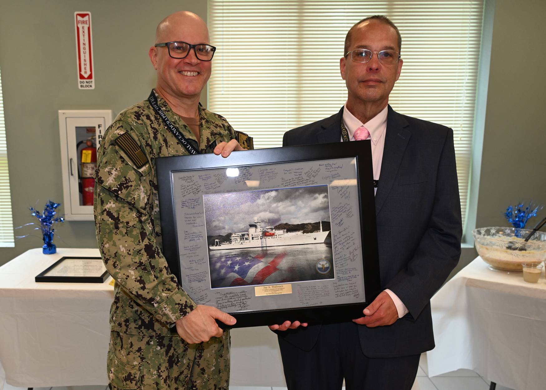 NAVOCEANO personnel gathered... - Naval Oceanographic Office | Facebook
