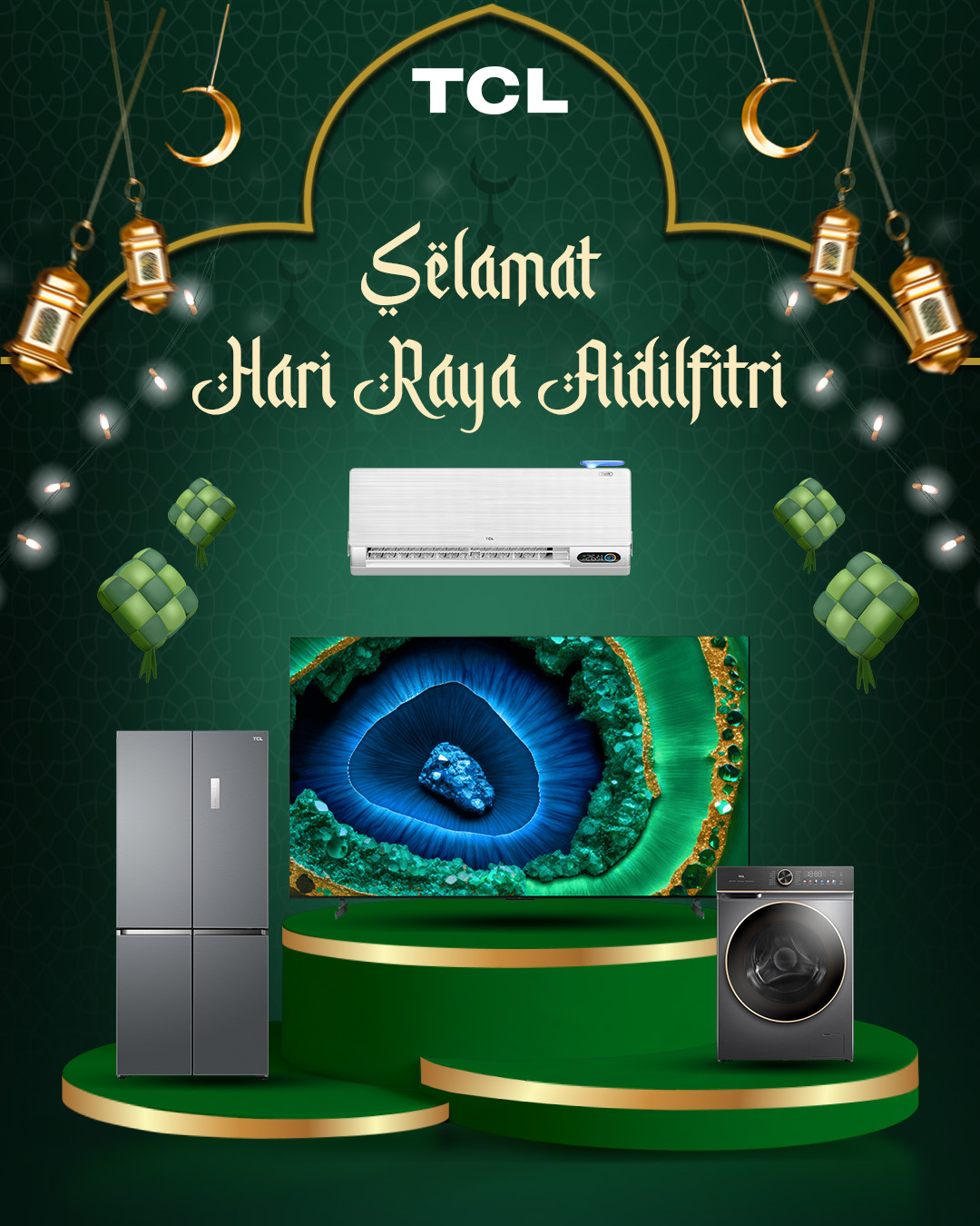 TCL - Riuh Raya, Penuh Bahagia! 🎊 Selamat Hari Raya, everyone! ☺️ May ...
