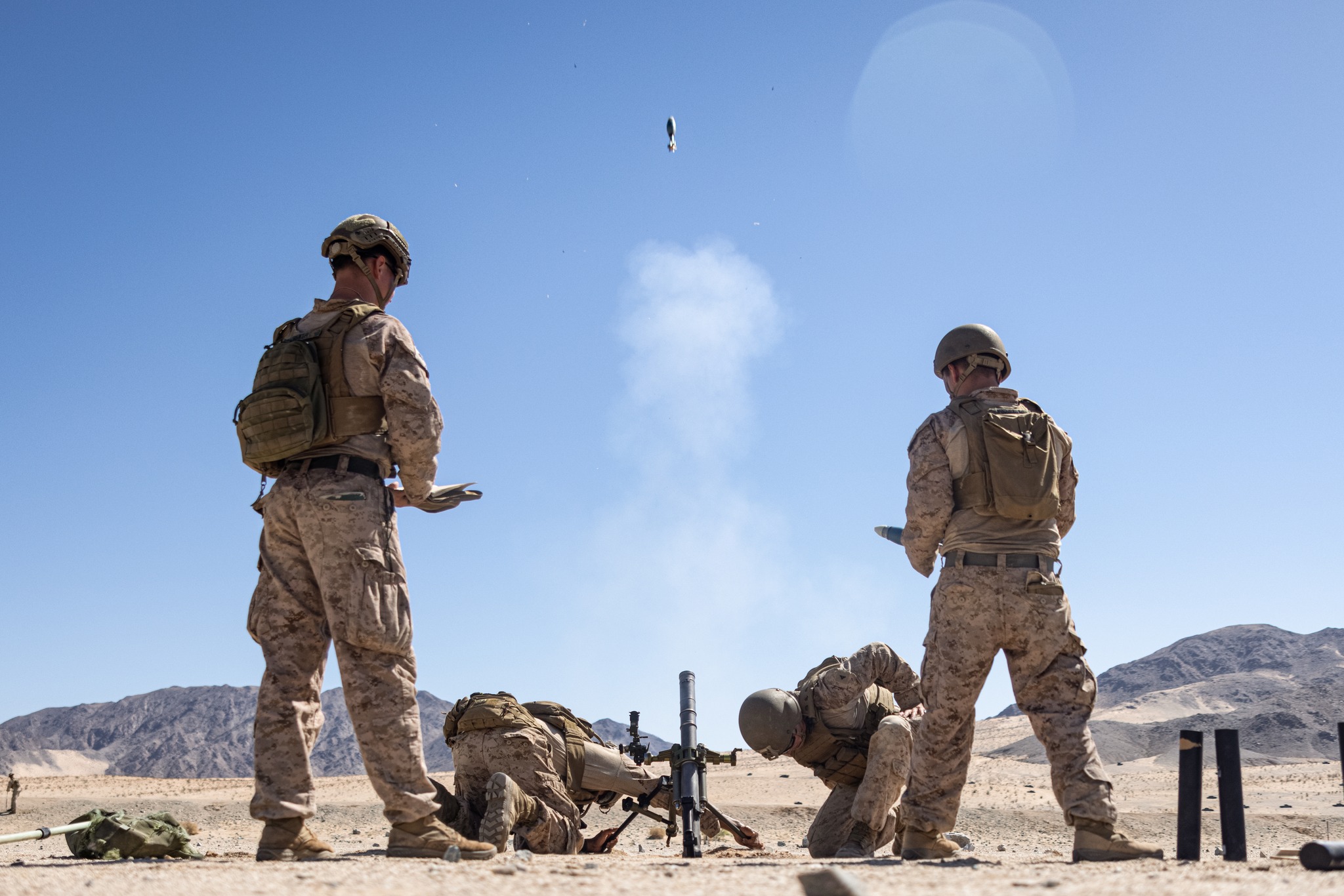 Look out below! 🚀💥 #Marines with... - 2d Marine Division | Facebook