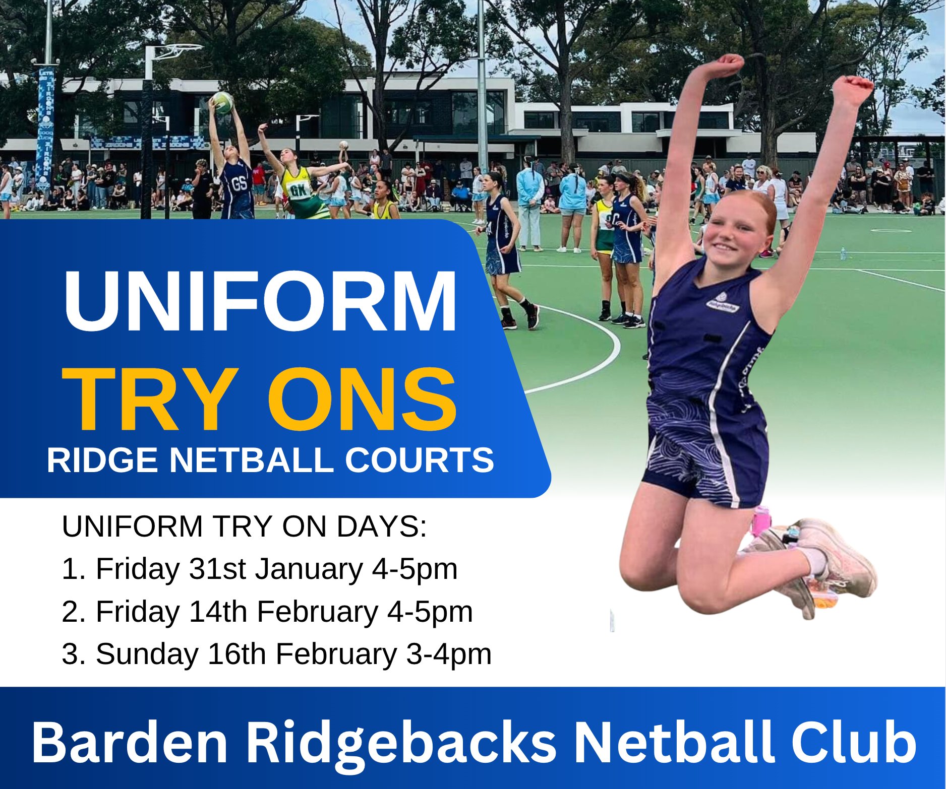 Barden - 🏐 Uniform Try-On Days 💙 Get ready for the season with our ...
