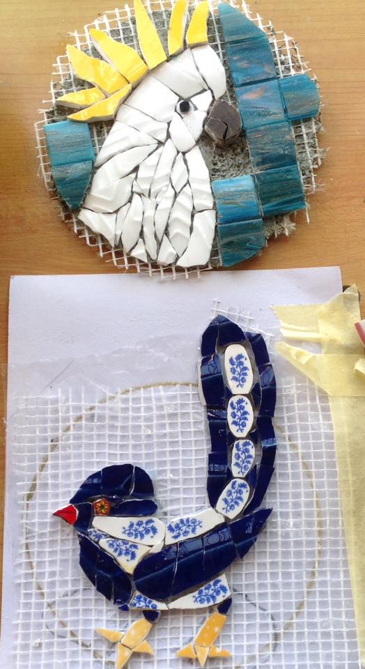 Has anyone done mosaic on old cds ? if so how did you go about it ?