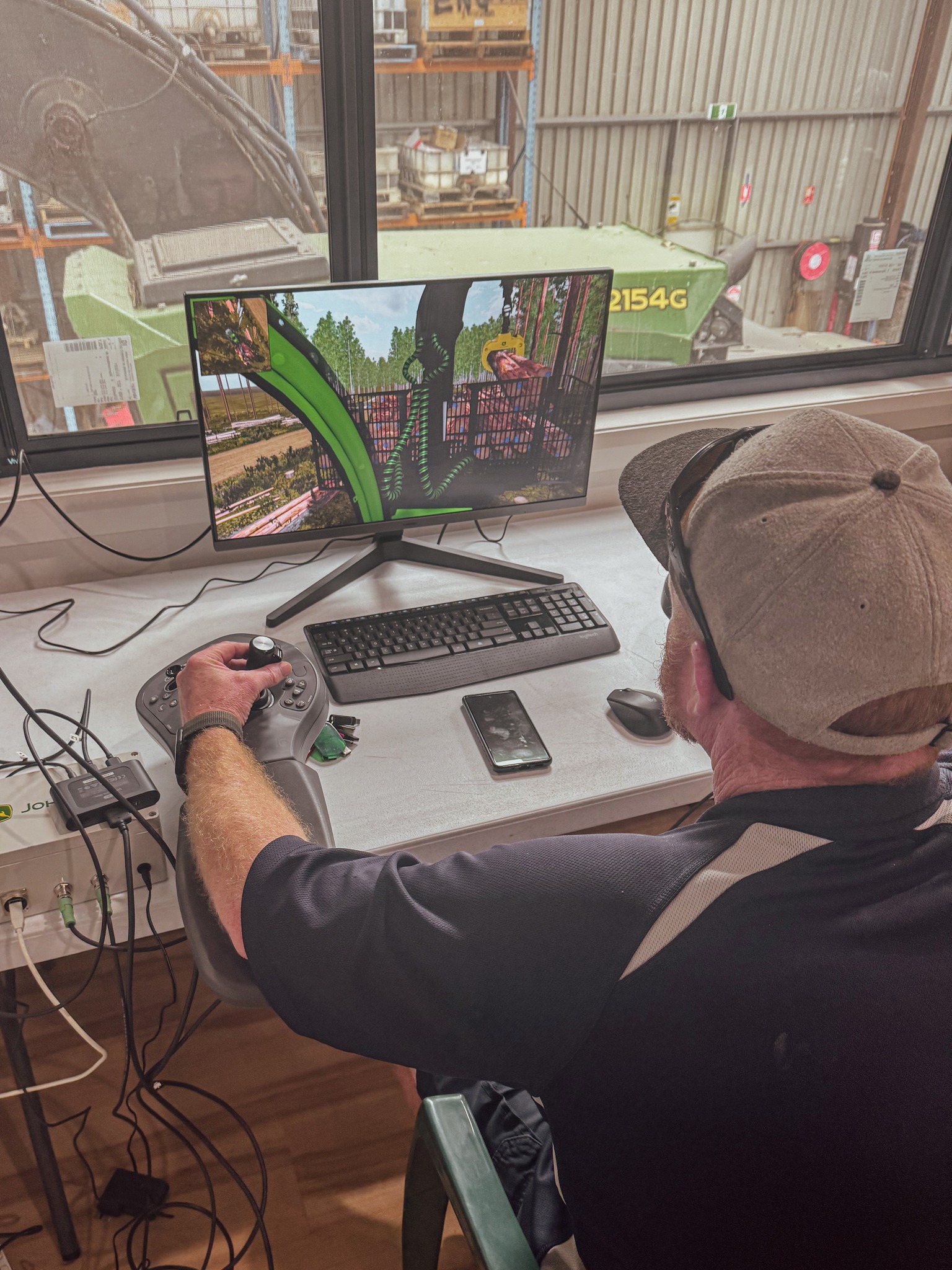 Merrett Logging - 🚜🌲 New John Deere Simulator🌲🚜 We’re... | Facebook