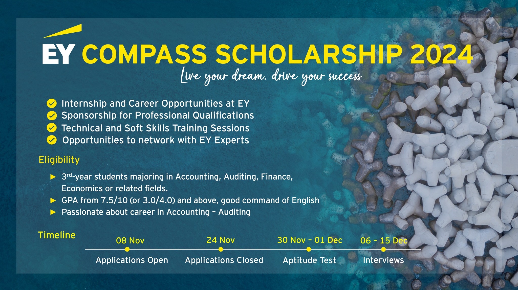 EY Careers - 🎉🎉🎉EY Compass Scholarship 2024 is now open... | Facebook