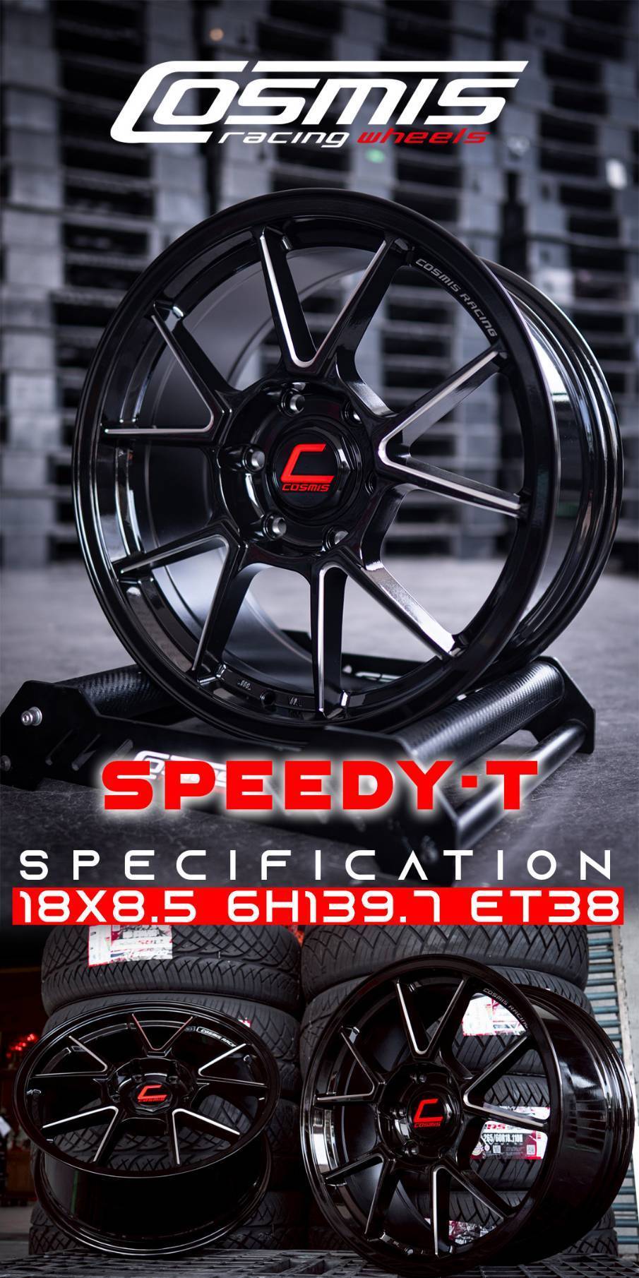 Autotire - 💬 สเปคใส่กระบะ 6 รูลาย Speedy - T 18x8.5
