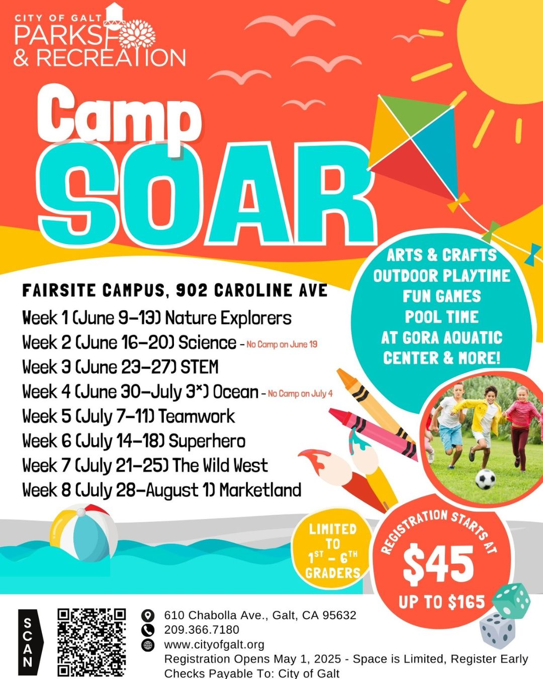 City - We are still accepting registrations for the 2025 CAMP SOAR ...