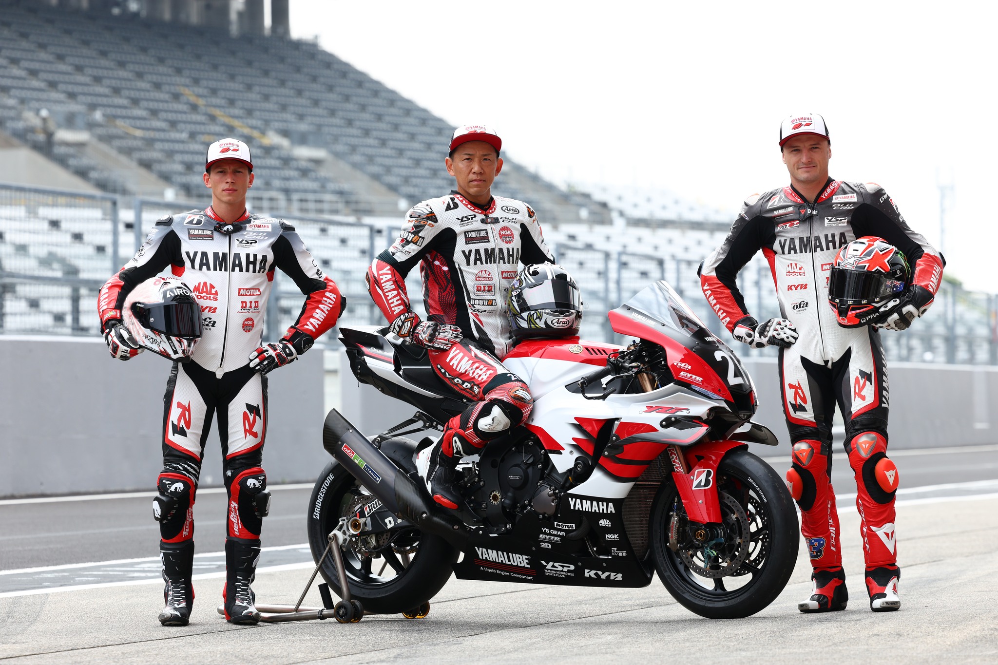 Yamaha Motor Co., Ltd. unveiled a special red and white livery for