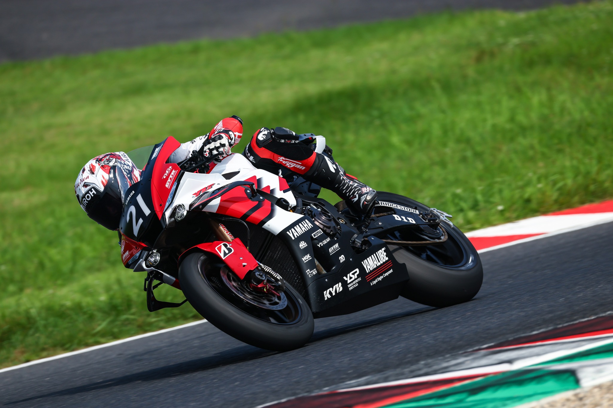 Yamaha Motor Co., Ltd. unveiled a special red and white livery for