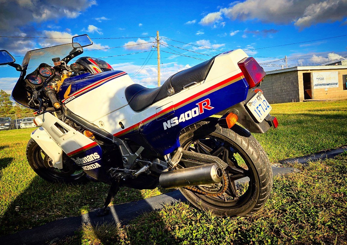 SPOTTED IN THE WILD! HONDA NS400R #Honda #hrc #NS400R