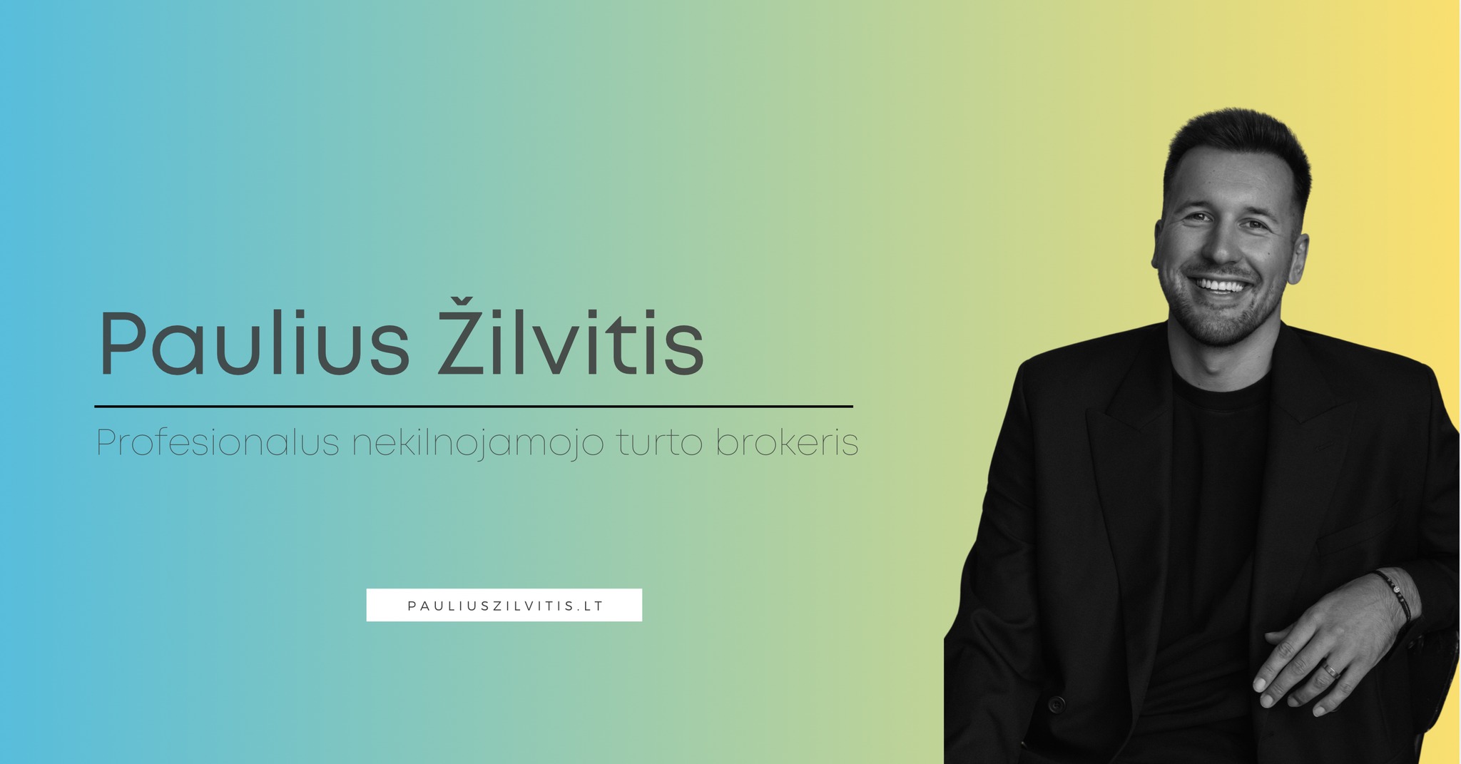 Paulius Žilvitis nekilnojamojo turto brokeris | Vilnius