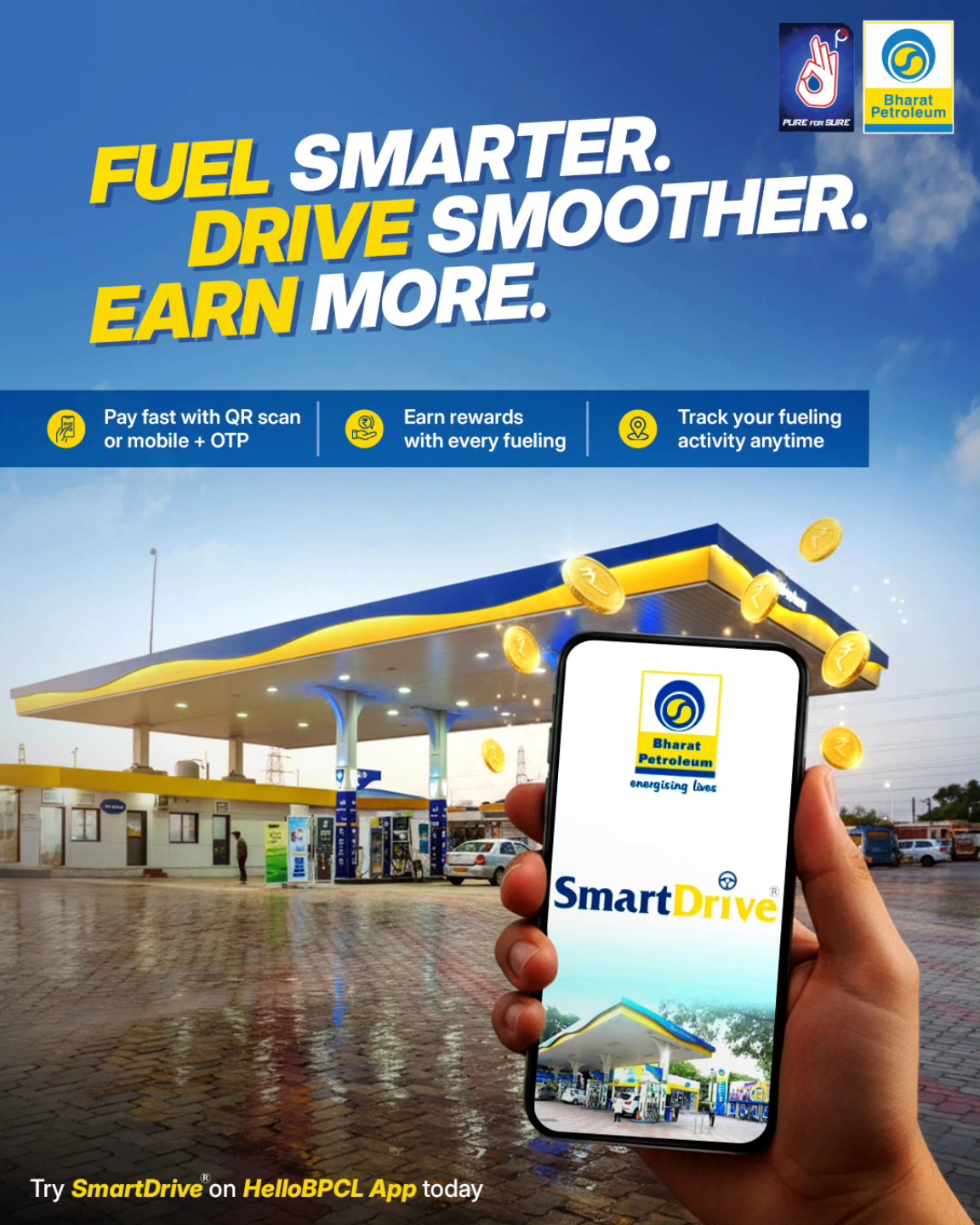 BPCL - Make your drive smarter with SmartDrive, our digital fueling ...
