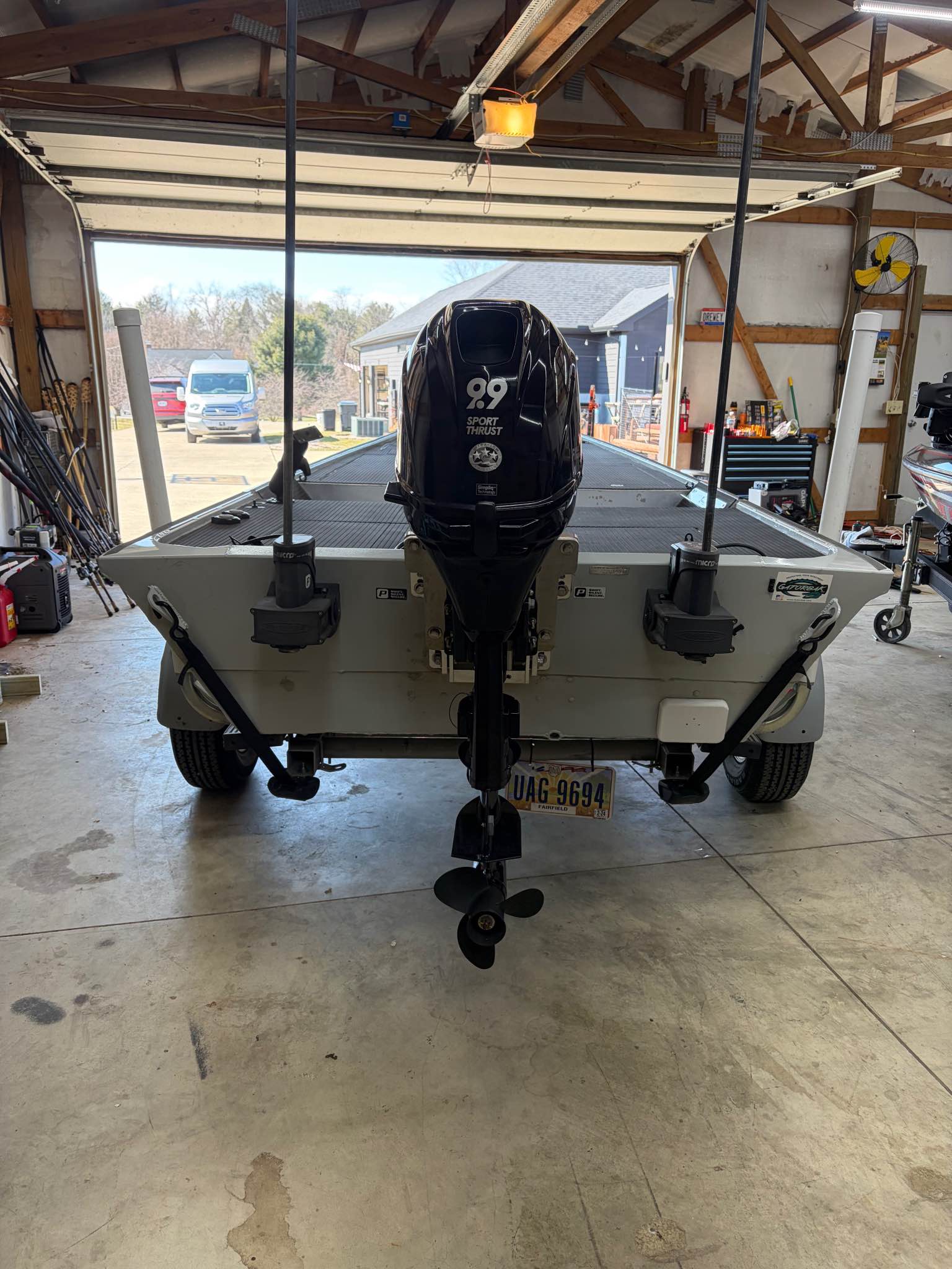 1652 All-Welded Heavy Duty Jon Boat – Fully Loaded, LiveScope, Power ...
