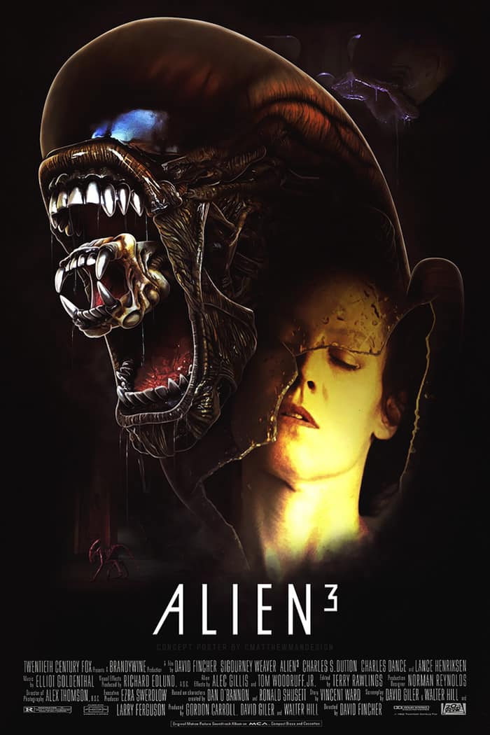 ALIEN 3 Japanese poster! I love how they use images from the film
