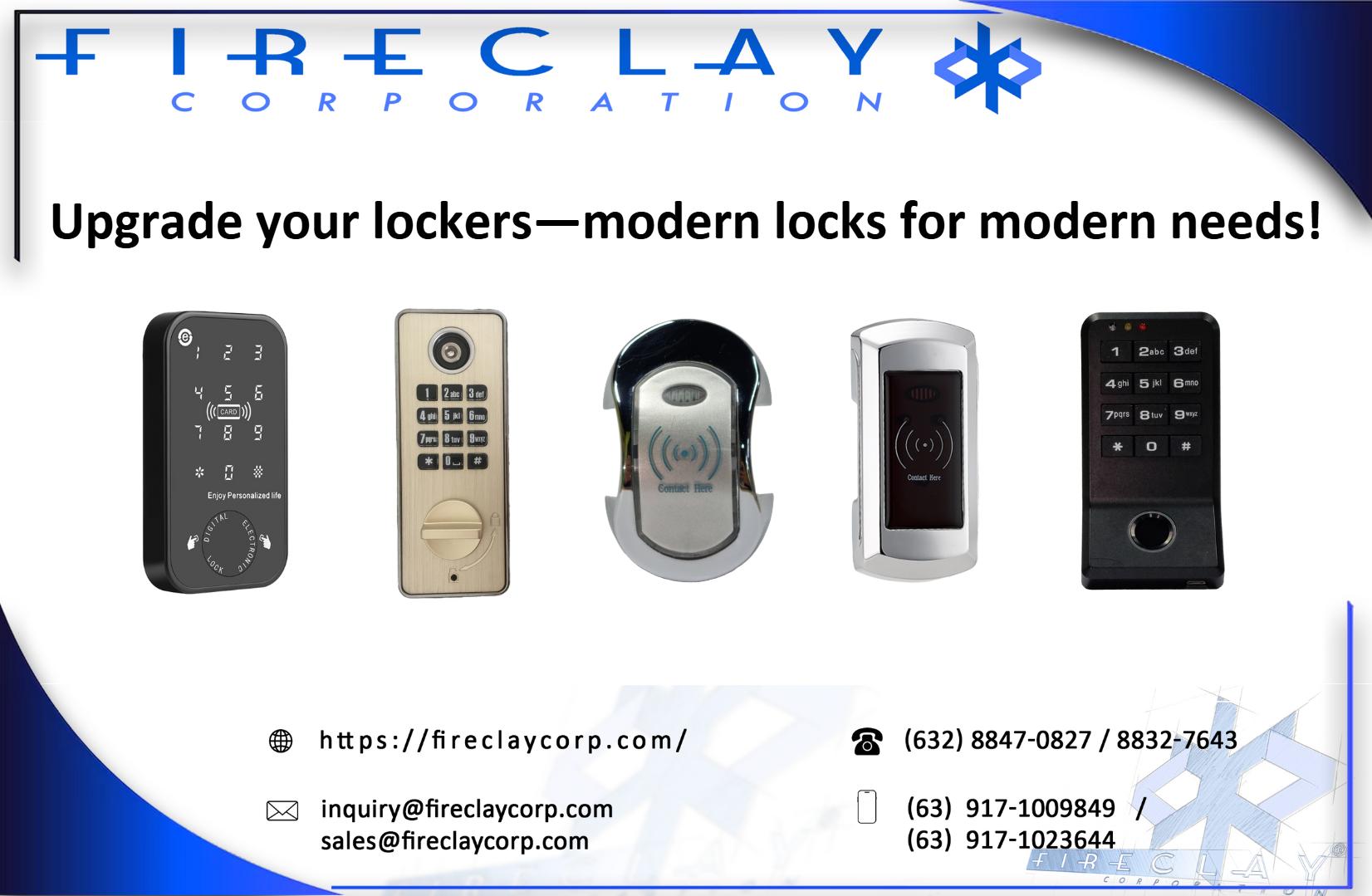 Fireclay - Smart lockers for modern businesses! 🔒 No keys, no stress ...