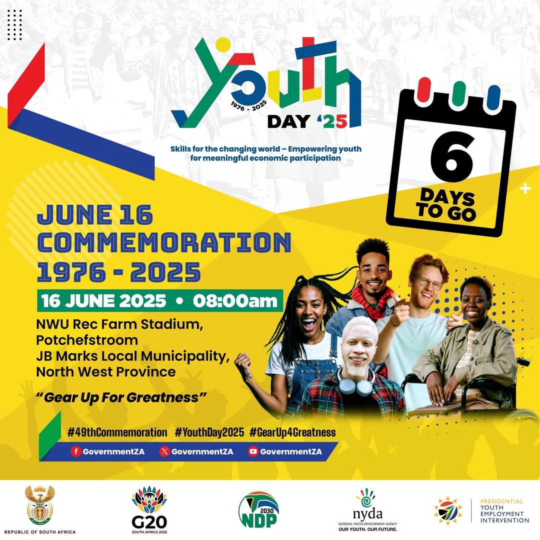 🗓️ 6 Days to Go! Join us for the Youth Day 2025 Commemoration as we ...