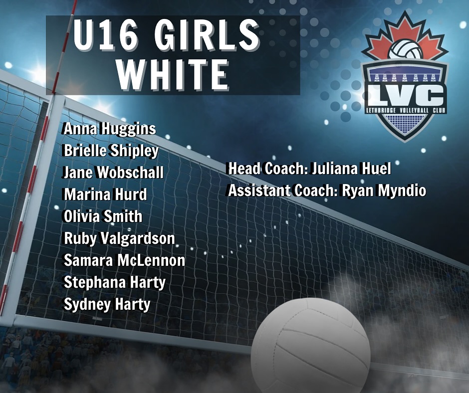 Lethbridge - 🏐 The U16 GIRLS WHITE are locked in and ready for the 2025 ...
