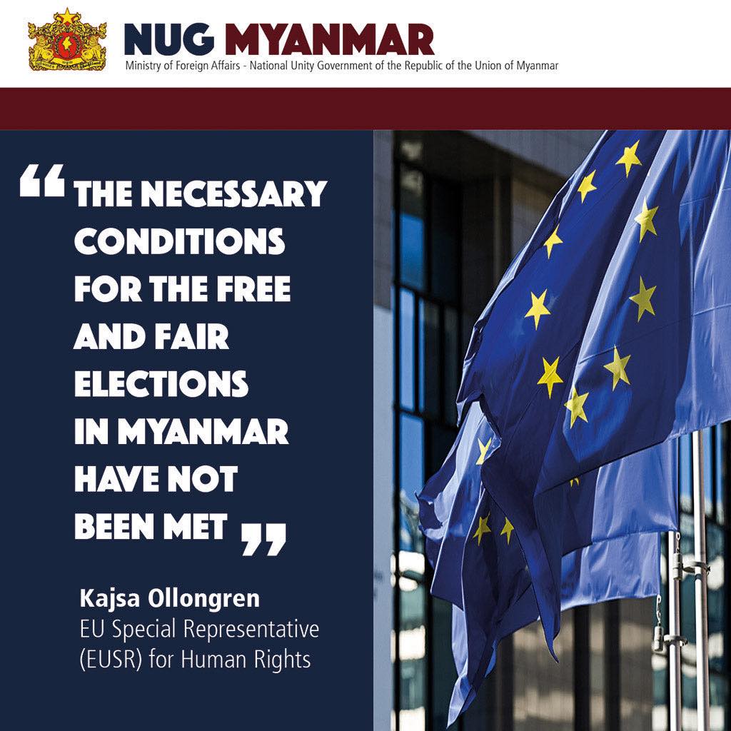 “The... - Ministry of Foreign Affairs - Myanmar - NUG | Facebook