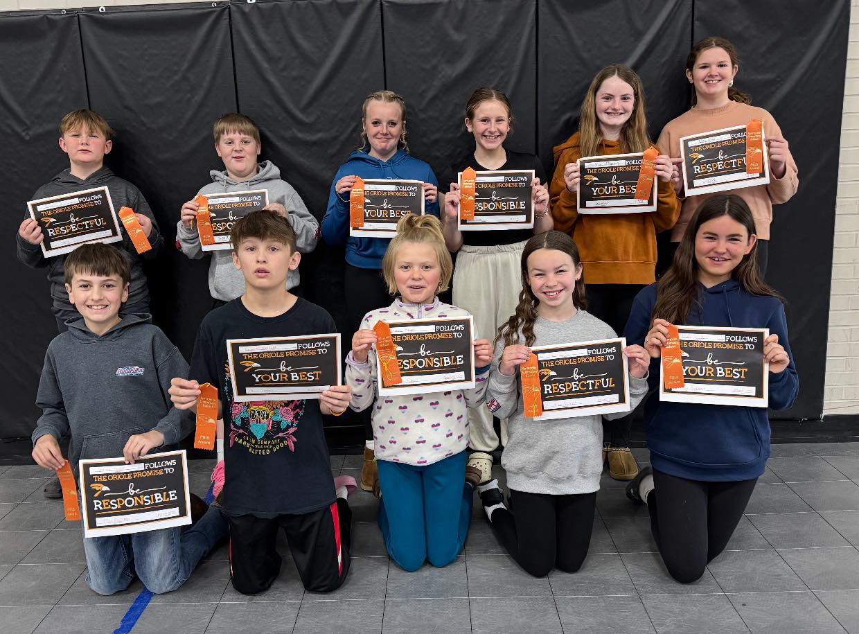 Springville CSD - 🟠⚫️ Monthly Character Award Winners ⚫️🟠... | Facebook