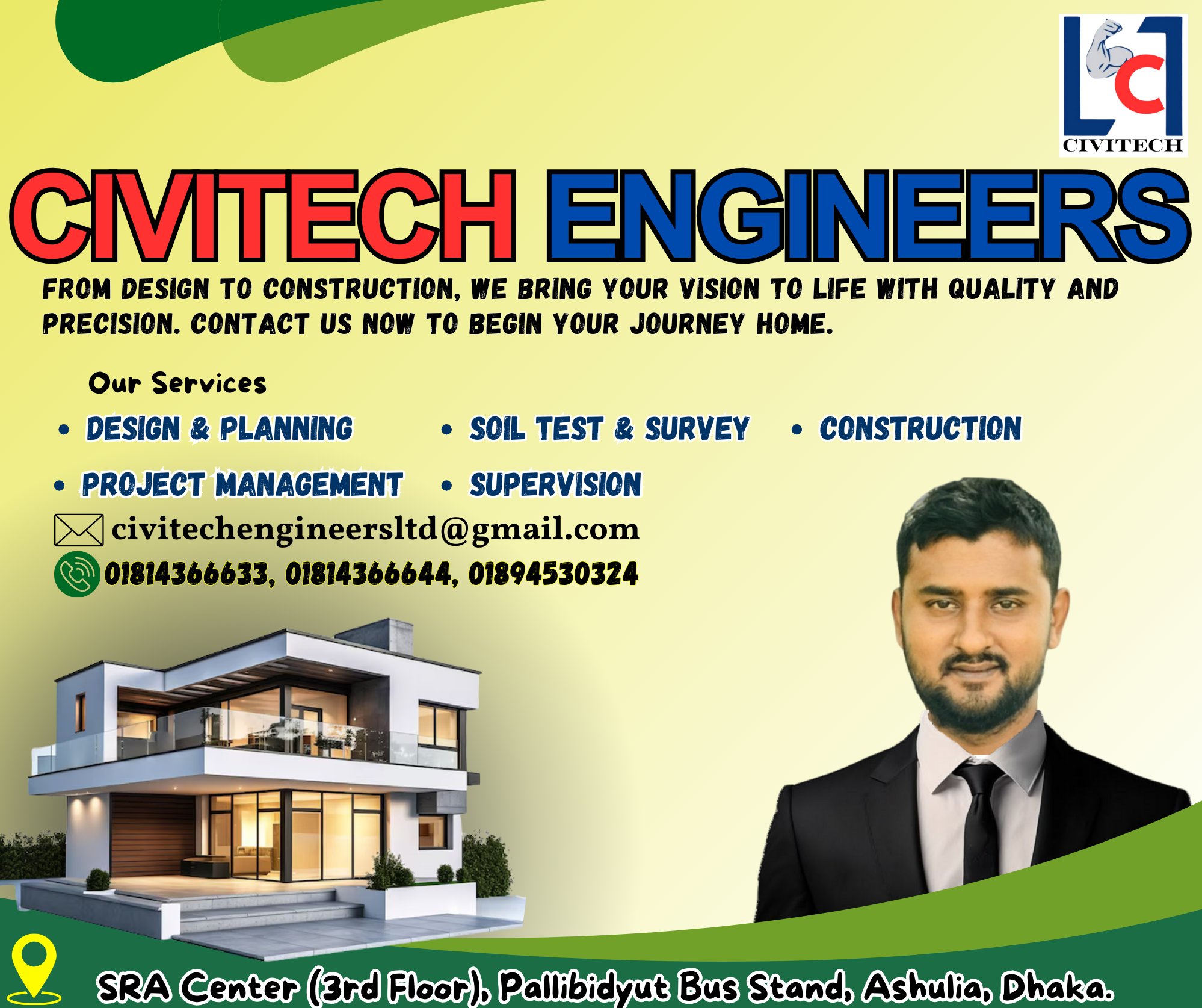 Civitech Engineers- বিল্ডিং ডিজাইন এন্ড প্ল্যানিং | Dhaka