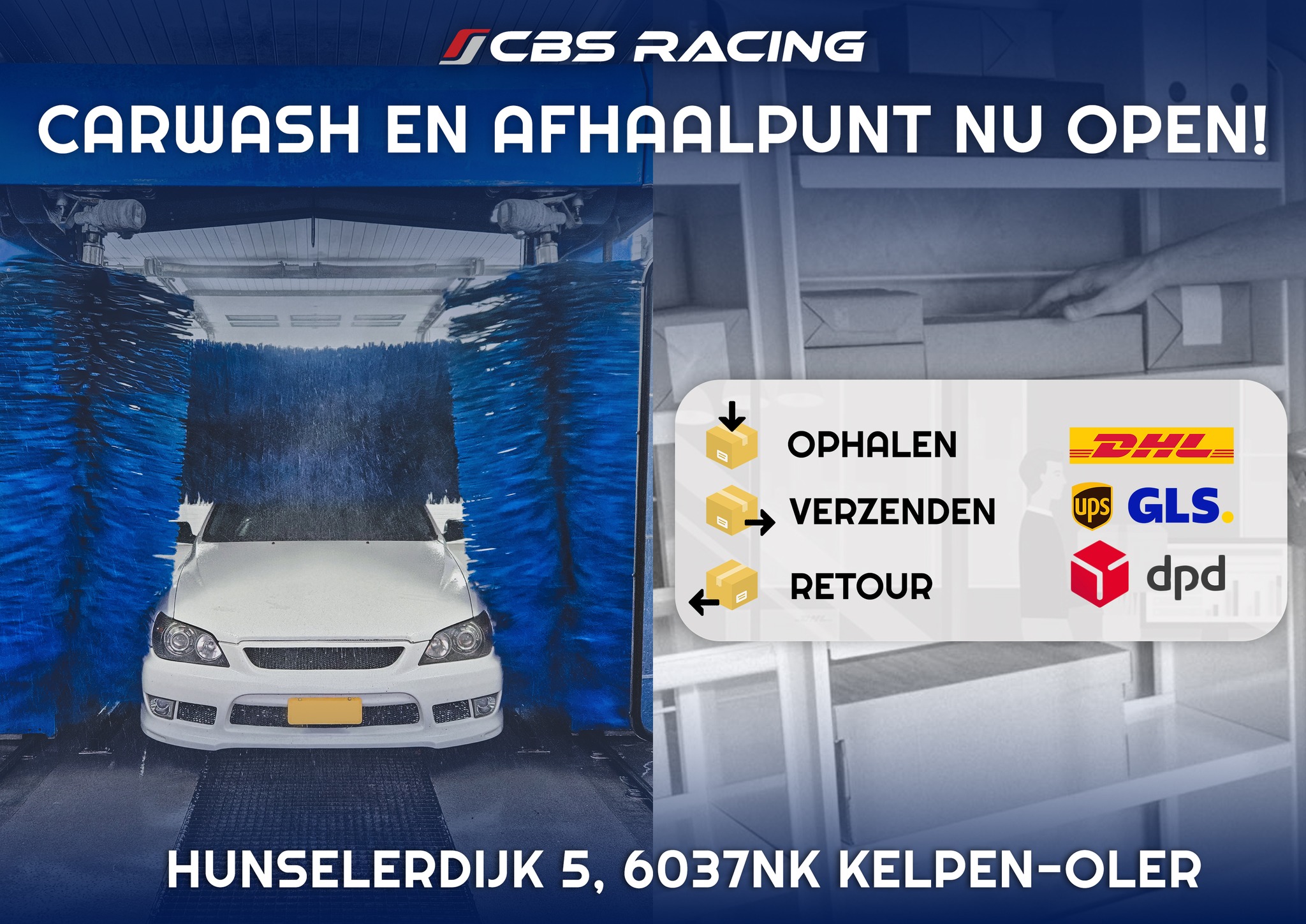 CBS Racing - 💧 CBS Racing Carwash en afhaalpunt Nu Open! 📦... | Facebook