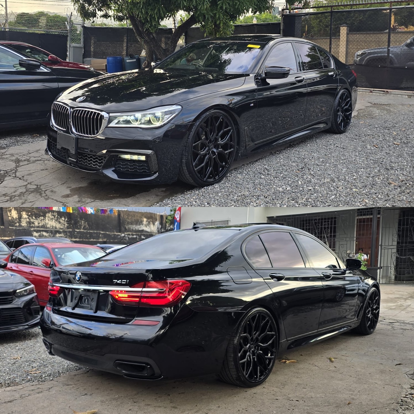 2019 BMW 740i M Sport Package Brown interior Sunroof 22” Vossen 