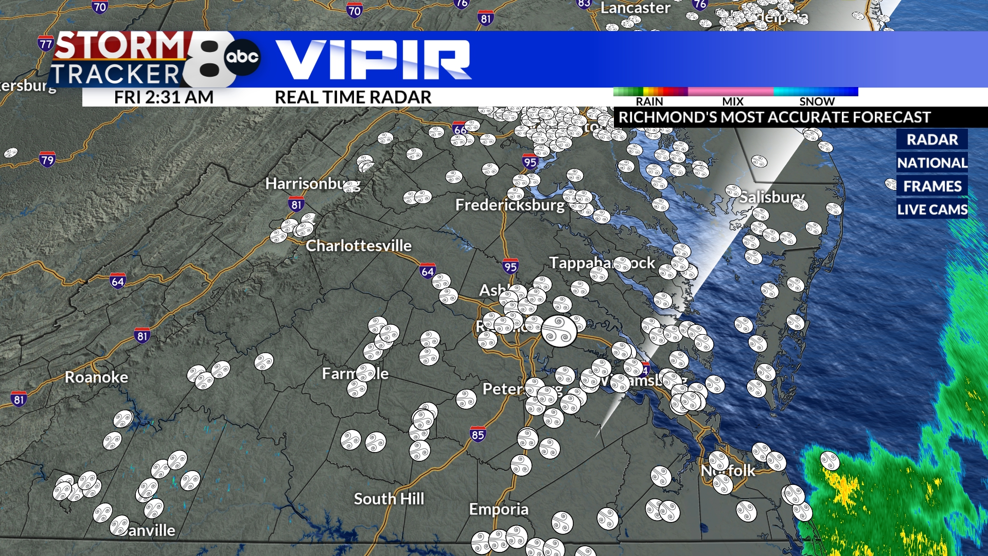 EARLY FRIDAY MORNING... - Tyler Hall WRIC Weather Specialist | Facebook