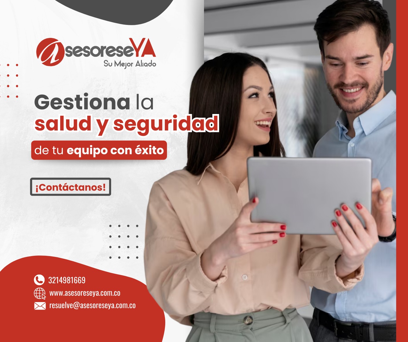Asesorese Ya - 🛡️ La salud y la seguridad en el trabajo... | Facebook