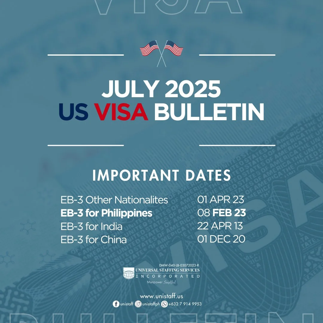 Universal - 🇺🇸 JULY 2025 US VISA BULLETIN UPDATE 📣 There’s positive ...