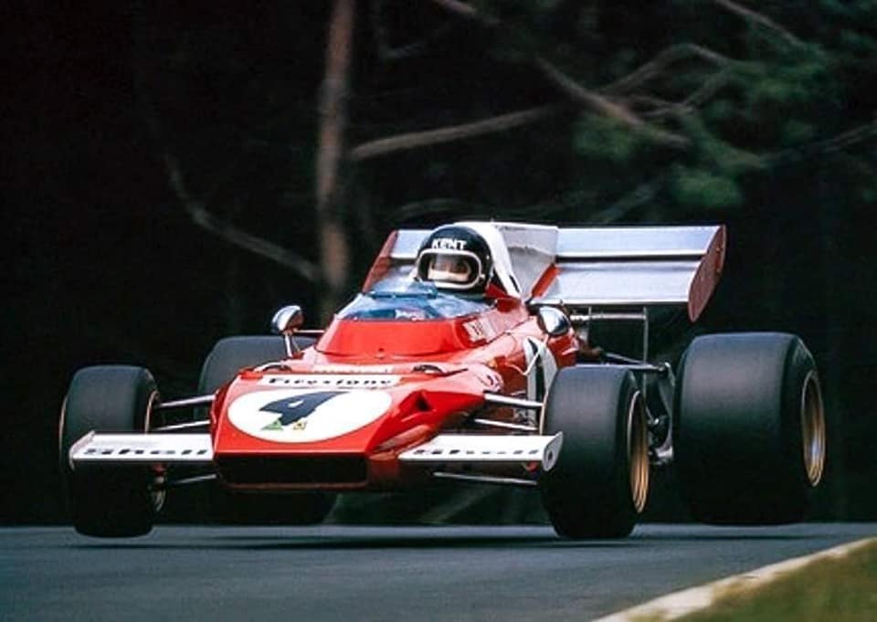 Ferrari 312B2 Jacky Ickx drove to 1972 Nurburgring GP victory