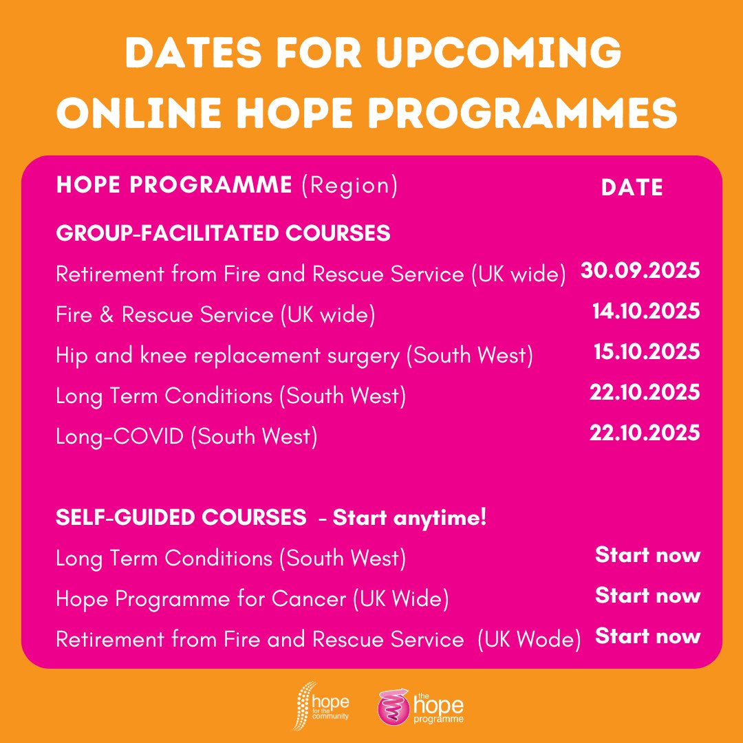 📅 Check out our upcoming Hope... - Hope For The Community CIC | Facebook
