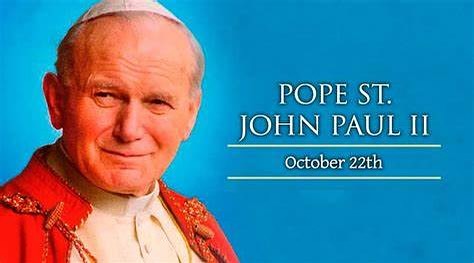 St.Anthonys - Today we joyfully celebrate the Feast of St. John Paul II ...