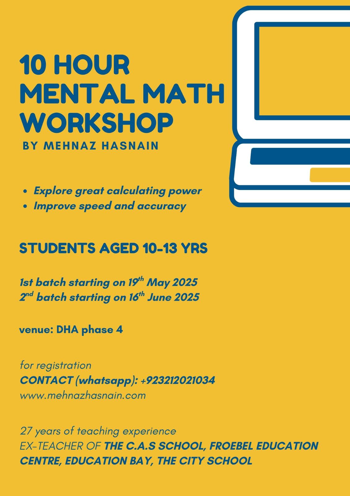Math by Mehnaz Hasnain | Karachi