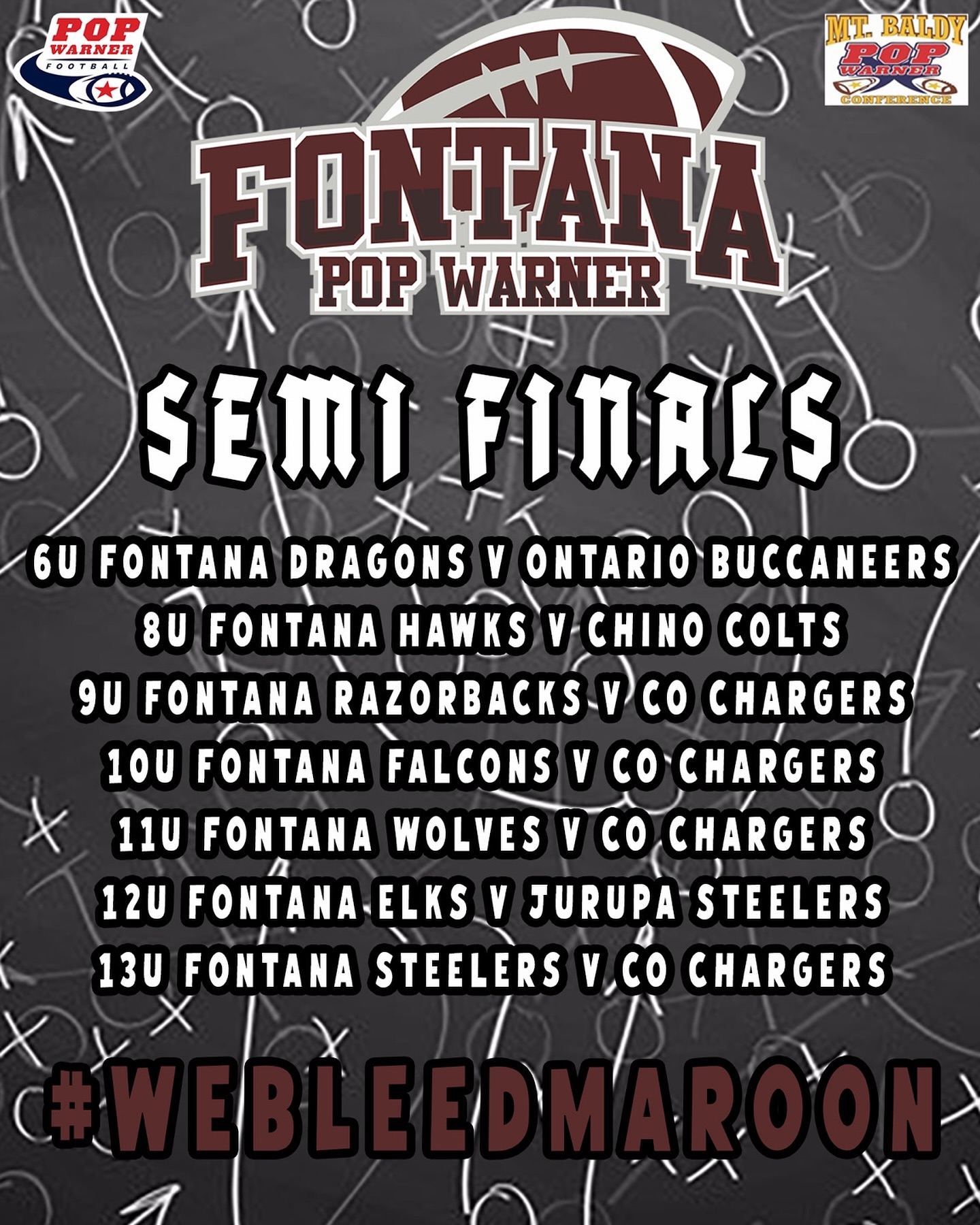 Fontana Pop Warner added a new photo. - Fontana Pop Warner