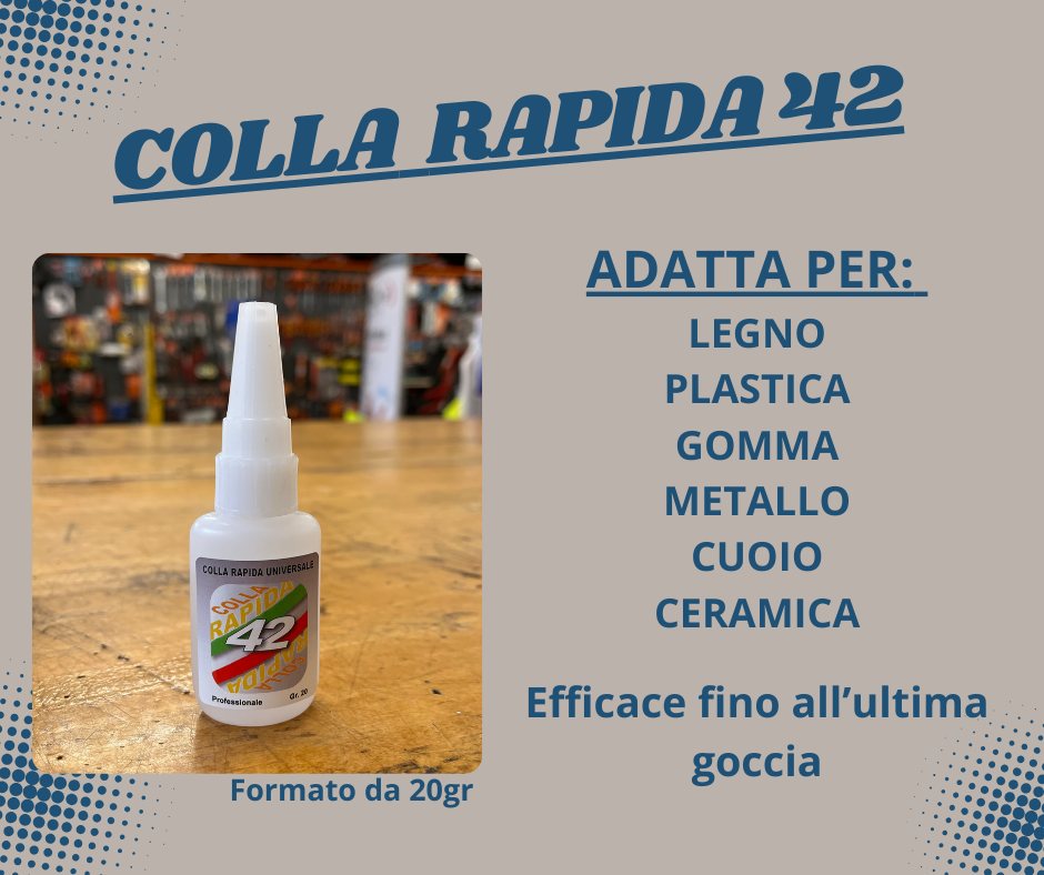 M-T - ⚠️NUOVO ARRIVO!!⚠️ 🤩COLLA RAPIDA 42!!🤩 | Facebook