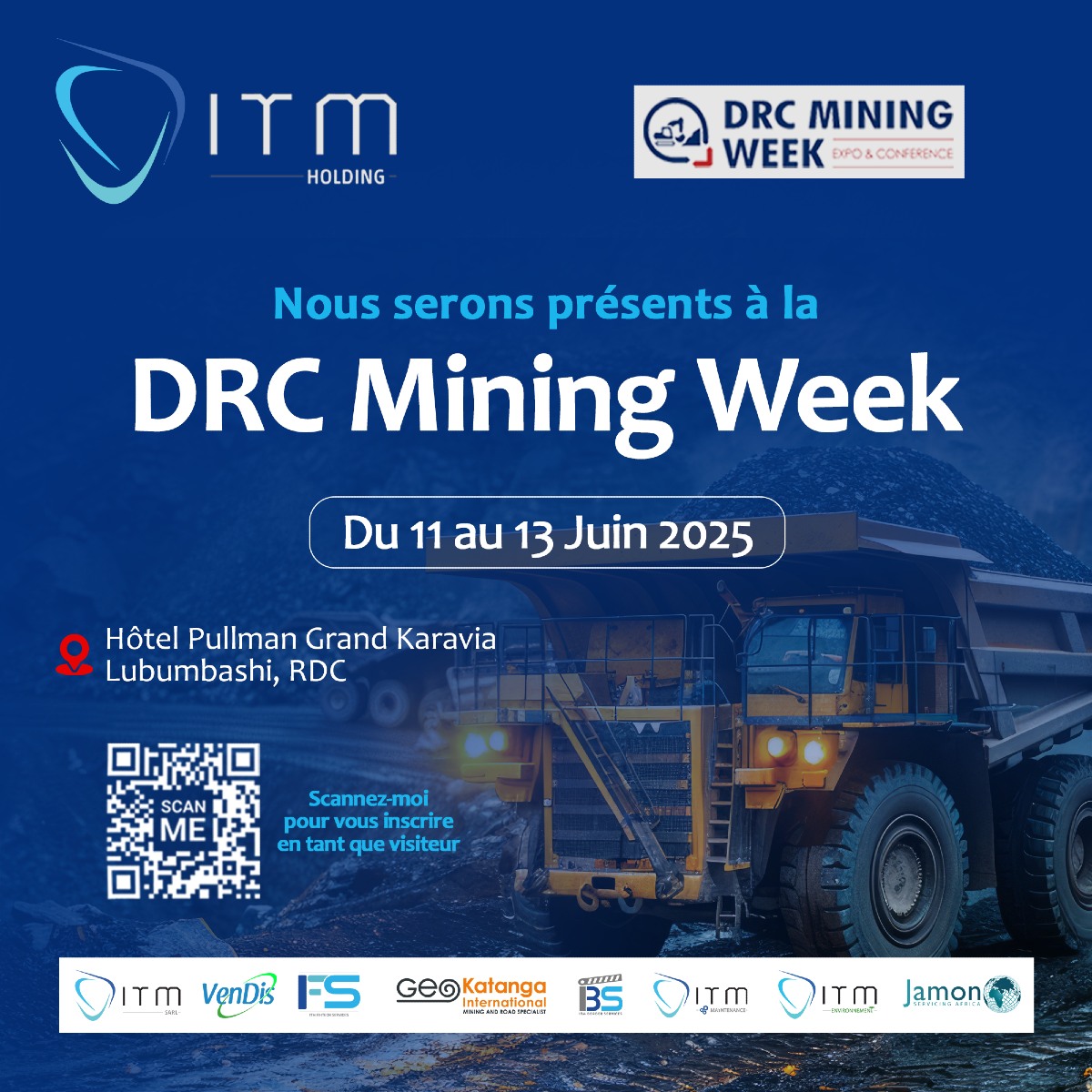 ITM - #ITM SARL à la DRC Mining Week 2025 Super nouvelle! Nous sommes ...