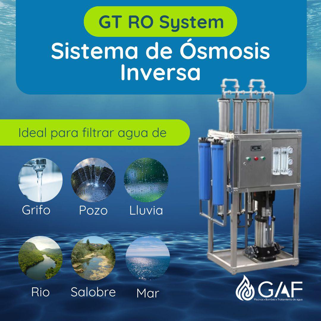 GAF - Nuestro sistema de ósmosis inversa es la solución ideal para ...