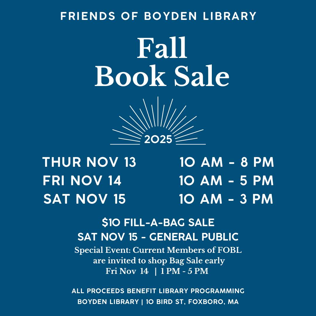 Friends of Boyden Library | Foxborough MA
