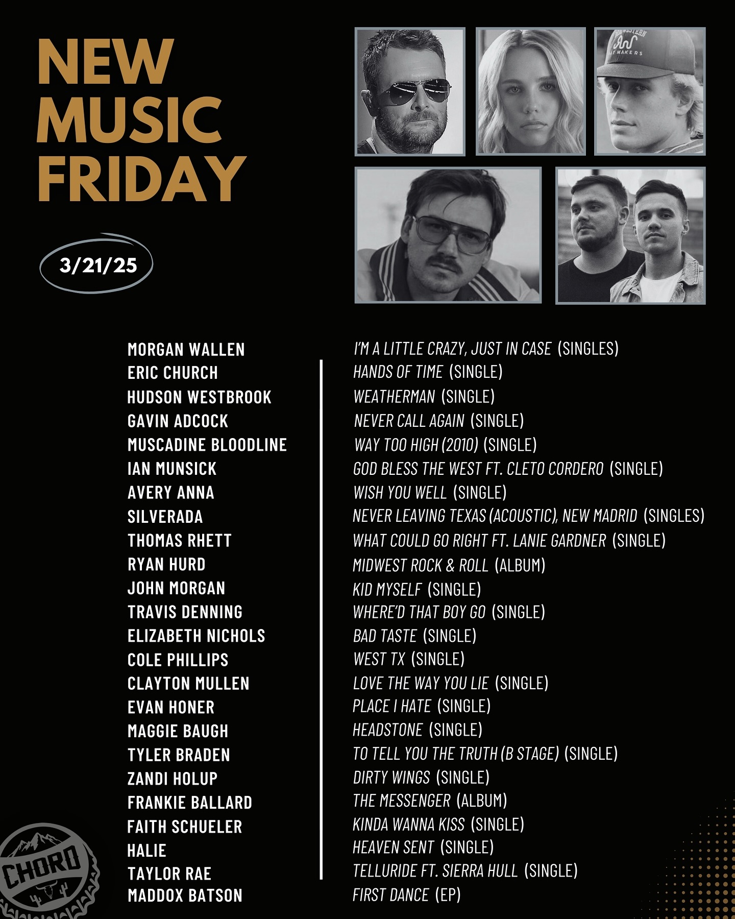 Country Chord - This week’s new releases. Follow our New... | Facebook